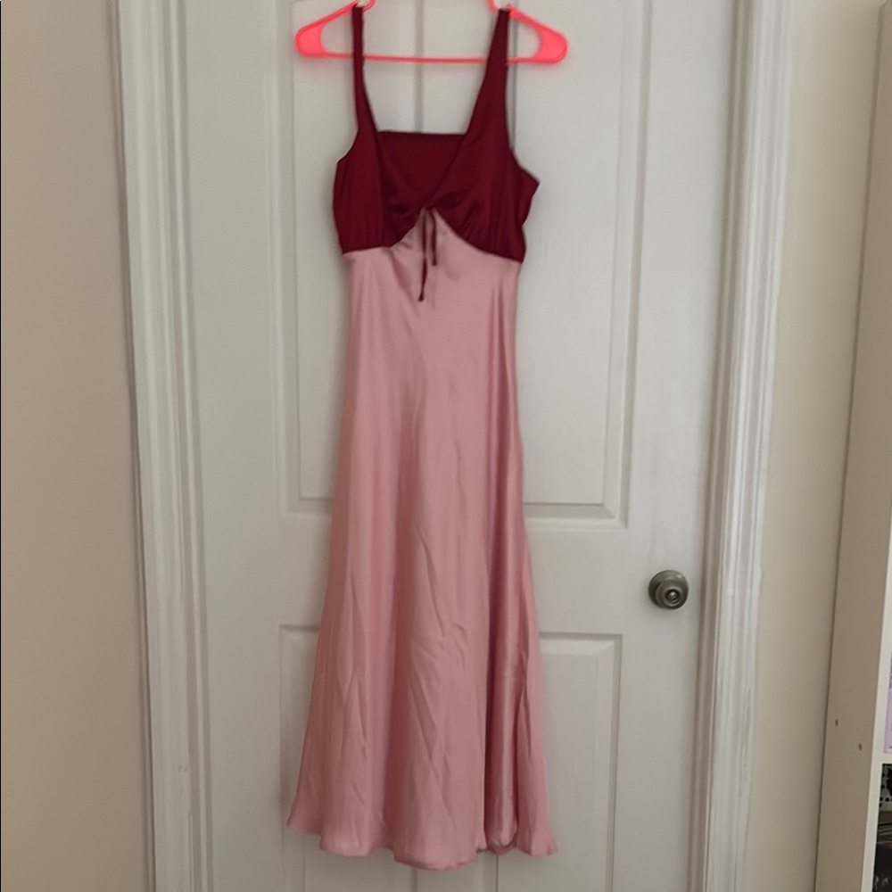 Francesca's Collections Two-Tone Maxi Dress